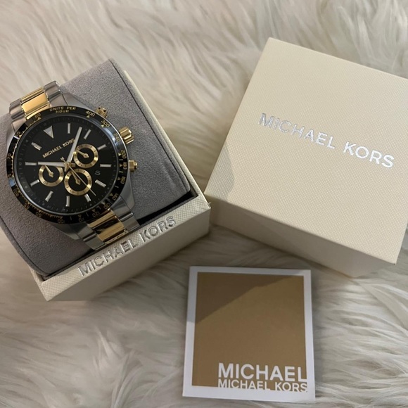 Michael Kors Men’s Chronograph Two-Tone Stainless Steel Watch
Case Size: 45mm - Picture 3 of 10